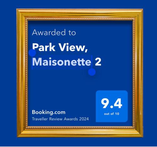 圣保罗湾城Park View, Maisonette 2的图标框架,文本被授予公园视图体