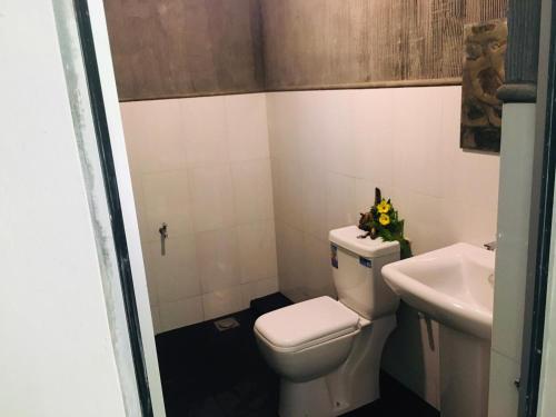 KiriellaNiwana Resorts kiriella的一间带卫生间和水槽的浴室
