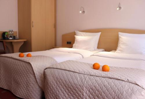 Hotel Nad Mrogą客房内的一张或多张床位