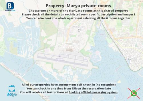法鲁Marya private rooms的提议改善码头的地图