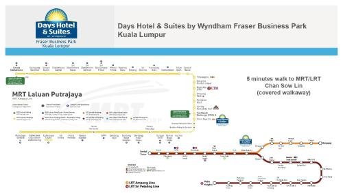 吉隆坡Days Hotel & Suites by Wyndham Fraser Business Park KL的密特隆登船队的截图