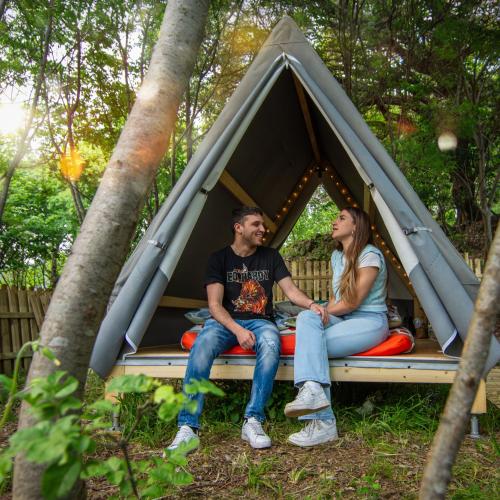 入住Glamping Montecontessa by SMART-HOME, Tipì的客人