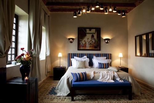伊利古堡酒店客房内的一张或多张床位
