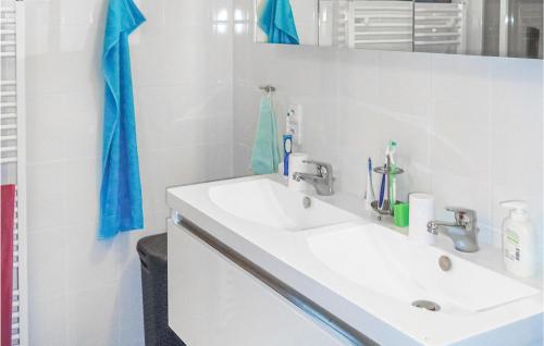 RekemVijverdorp - Type Waterlelie的浴室设有2个水槽和镜子