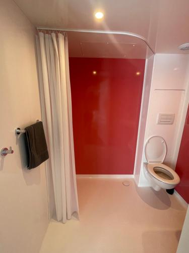 勒阿弗尔Smart Appart Le Havre 105的一间带卫生间和淋浴的浴室