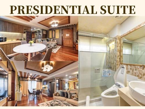 塔比拉兰甜蜜之家精品酒店的总统套房照片的拼合