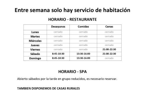 塞普尔韦达Hotel Rural & SPA Puente del Duratón的显示保险车数量的数据表页的截图