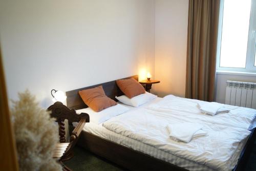 Tourkomplex Karpaty客房内的一张或多张床位