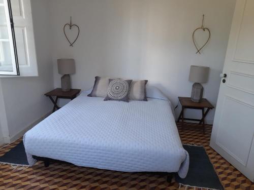 Moradia de férias Casa do Chorão - Montargil客房内的一张或多张床位