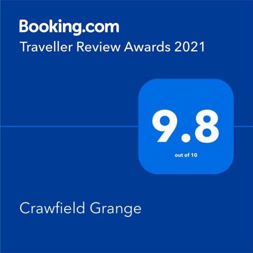 斯通黑文Crawfield Grange的旅行审查奖的文本框的截图