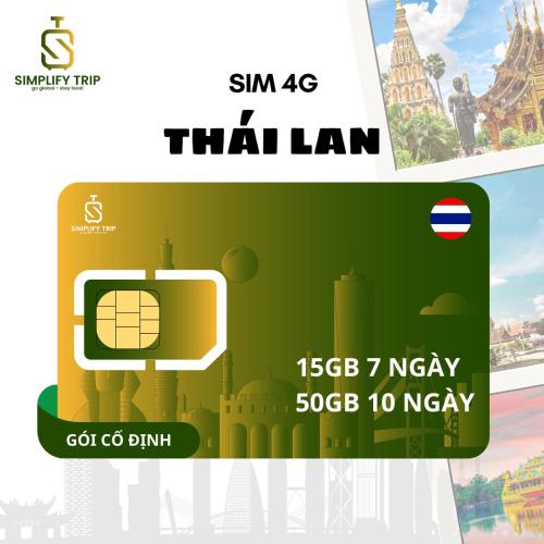 eSIM du lịch Thái Lan - Tốc độ cao 4G - Có nghe, gọi平面图