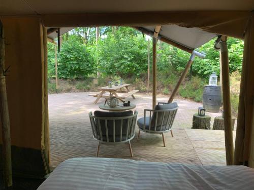 Veluwse Safari Lodge tent