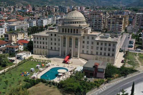 培拉特Hotel Colombo的国会大厦空中景观