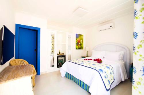 索拉杜阿科酒店客房内的一张或多张床位