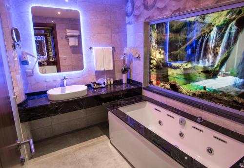 达勒贾Spa及会议中心精英酒店 的一间浴室