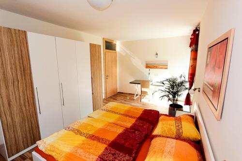 美景舒适公寓客房内的一张或多张床位