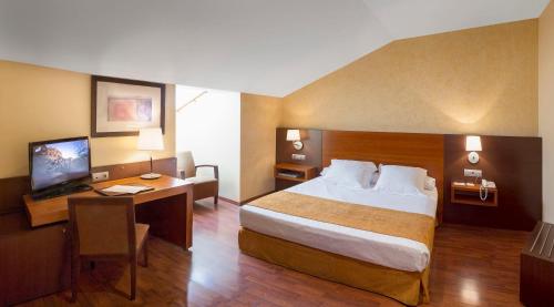 杜雷德西拉酒店客房内的一张或多张床位