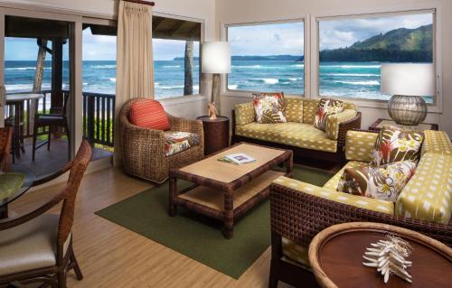 Hanalei Colony Resort的休息区