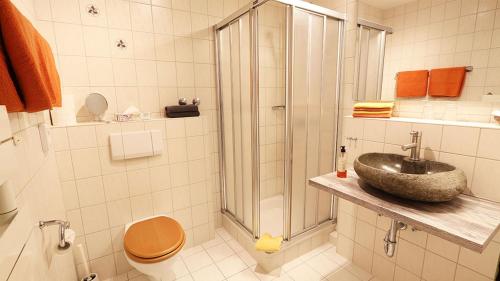 斯普利森林北欧酒店的一间浴室