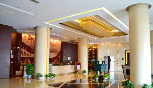 上海甸园宾馆大厅或接待区