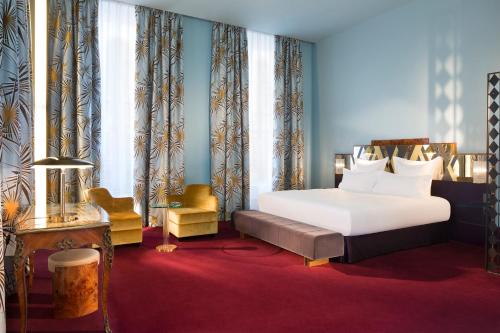 圣马克酒店客房内的一张或多张床位