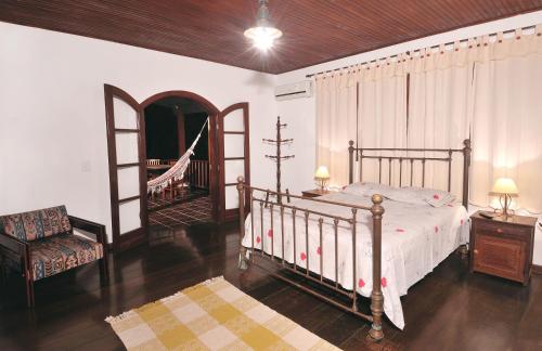 Pousada Tarituba客房内的一张或多张床位