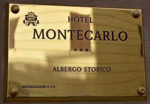 罗马蒙特卡洛酒店的和尚特卡尔科酒店标志