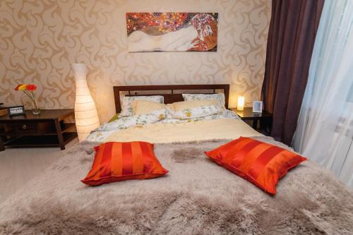 Apartment on Chekhova客房内的一张或多张床位