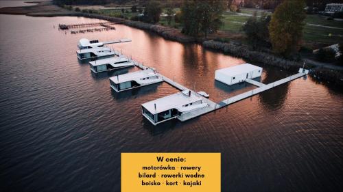 Grand HT Houseboats - domki na wodzie - sauna, jacuzzi, kominek