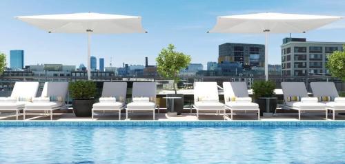 North End 2BR Condo w Pool & Gym