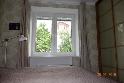 Apartment Old Town Riga River View客房内的一张或多张床位