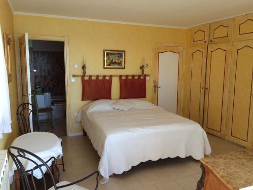 邦多勒拉勒扎尔迪尔住宿加早餐旅馆的卧室配有一张白色大床