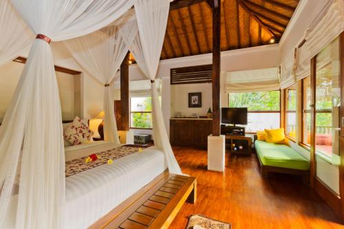 Alam Ubud Culture Villas And Residences客房内的一张或多张床位