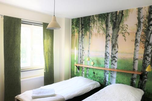 Svefi Vandrarhem - Hostel客房内的一张或多张床位