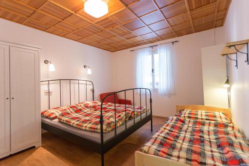 查塔维拉诺夫山林小屋客房内的一张或多张床位