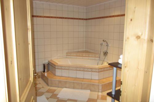 加尼兰德豪斯特勒肯巴赫酒店的一间浴室