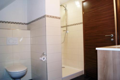 费尔德基希罗瑟格豪斯公寓的一间带卫生间和淋浴的浴室