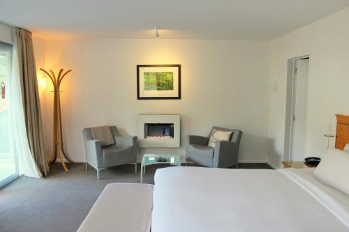 弗朗茨约瑟夫绿洲酒店客房内的一张或多张床位