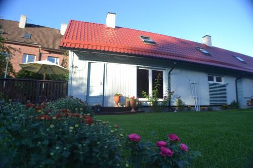 Rähni Holiday Home的庭院或其他户外区域