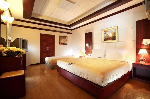 Incheon Airporthotel Airstay客房内的一张或多张床位