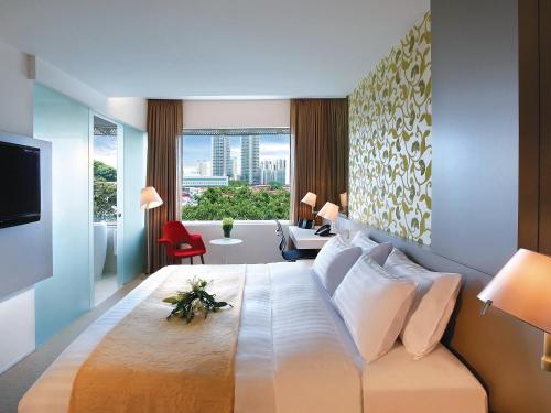D'Hotel Singapore managed by The Ascott Limited的一间客房
