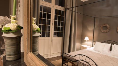 大圣莫尔别墅酒店客房内的一张或多张床位