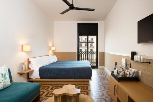 卡萨博馁酒店客房内的一张或多张床位
