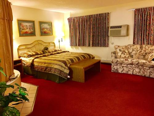 布雷肯里奇瑟莱克特汽车旅馆客房内的一张或多张床位
