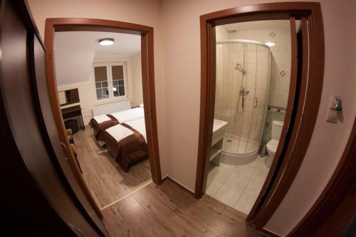 Pensjonat i Klub Jeździecki Michelin的一间浴室