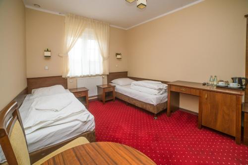 Hotel Grant客房内的一张或多张床位
