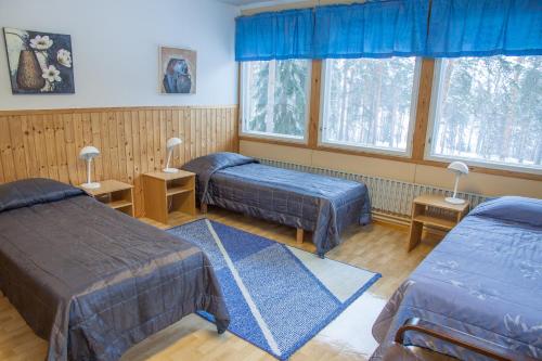 Camping Lappeenranta客房内的一张或多张床位
