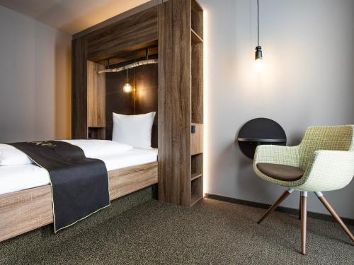 里库乌尔姆酒店客房内的一张或多张床位
