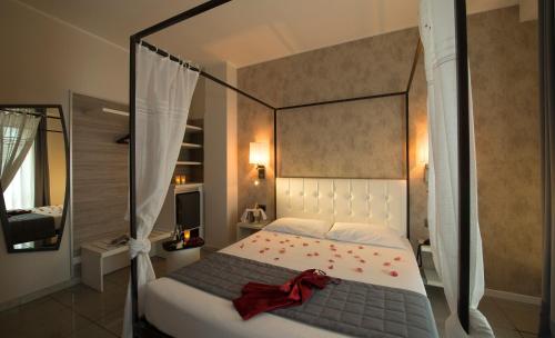 圣法兰西丝科酒店客房内的一张或多张床位