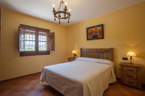 拉索拉纳德多明戈度假屋客房内的一张或多张床位